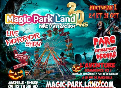 Halloween au parc de loisirs Magic Park Land à Ensues