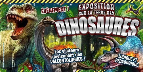 exposition des dinosaures à Mallemort