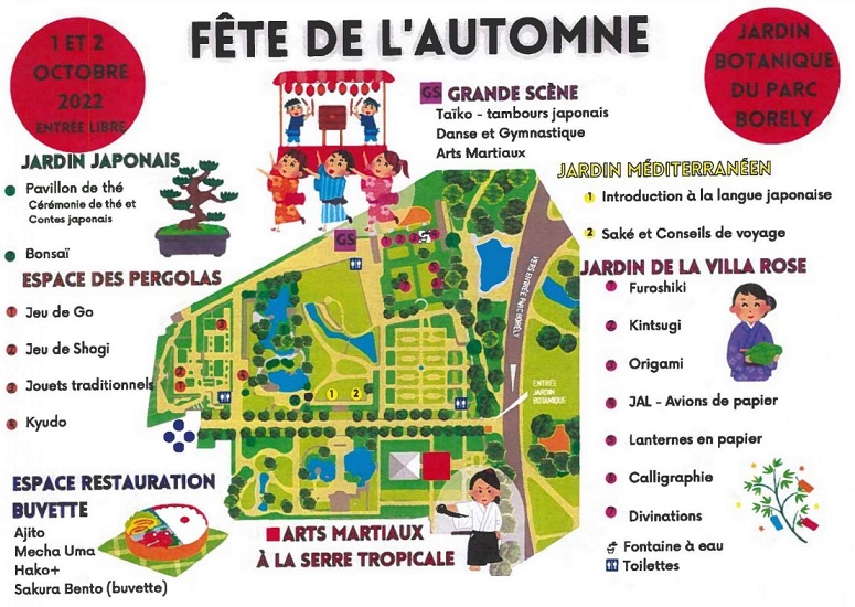 programme fête de l'automne au parc borely marseille, edition 2022