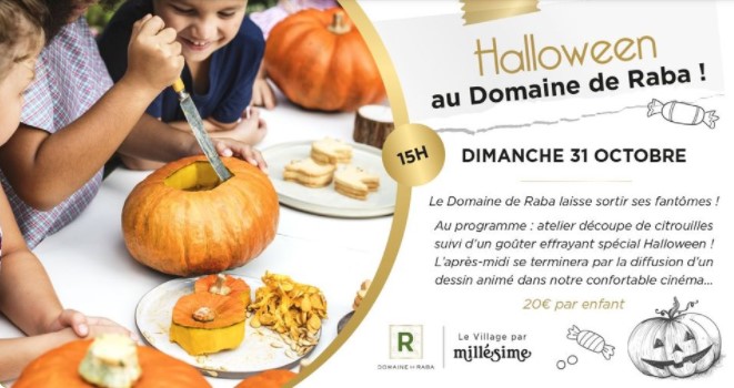 activité enfant pour Halloween au Domaine de Raba à Talence en Gironde