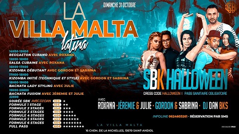VILLA MALTA SBK Halloween (stage et soirée) à Saint Andiol le 31 octobre 2021