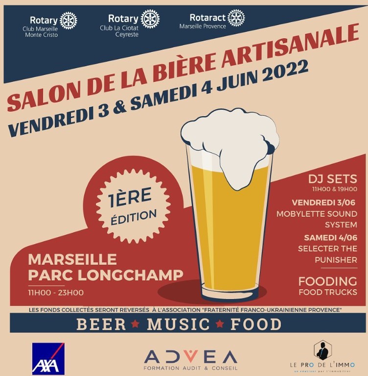 La 1ère édition du Salon de la bière artisanale - Parc Longchamp à Marseille