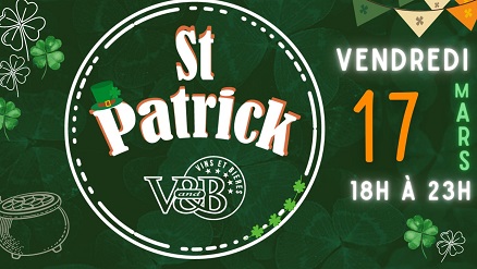Saint Patrick au V and B à Plan-de-Campagne