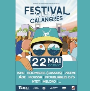 Dimanche 22 mai 2022 à partir de 15h30 - Baou: Clean my calanques Festival à Marseille