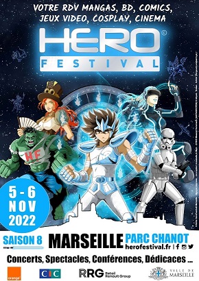 billet entrée pour le Hero Festival Marseille Novembre 2022