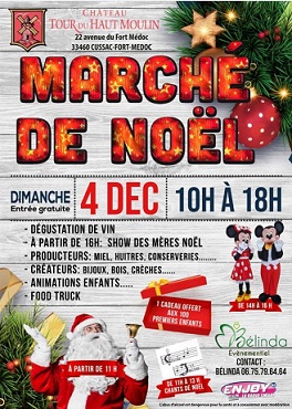 Marché de Noël - 22 Avenue du Fort-Médoc 33460 Cussac-Fort-Médoc