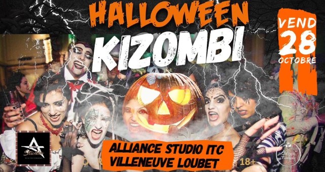 Soirée Kizomba Halloween chez ALLIANCE STUDIO ITC à Villeneuve Loubet (06270)