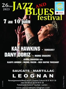 Jazz and Blues Festival - Saucats, Martillac, Leognan - Edition 2023