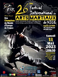 Festival international des arts martiaux de Nice (06300) - 26ème édition - Mai 2023