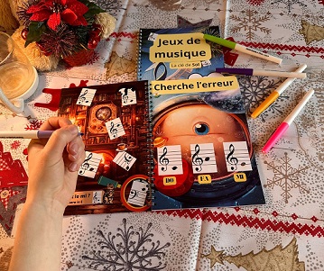Jeux de Clé – Découvrez des livres et e-book écrits par Cynthia pour apprendre les notes de musique en jouant !