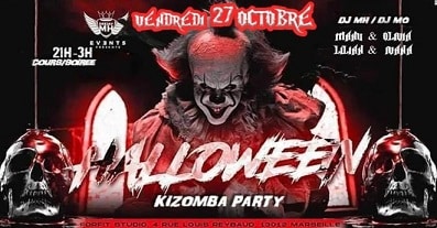 Soirée Halloween Kizomba Party - Forfit Sport & Bien-Être 13012 Marseille - Vendredi 27 octobre 2023 de 21h à 03h