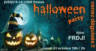 Soirée Halloween Party 2023 - Bar/Pub "Jusqu'à la Lune" - Pessac