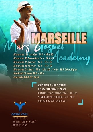 cours et stages de chant Gospel avec Max Zita à Marseille, saison 2023 et 2024