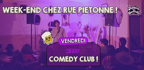 Au programme du vendredi 20 octobre 2023 “Apéro Comedy Club”