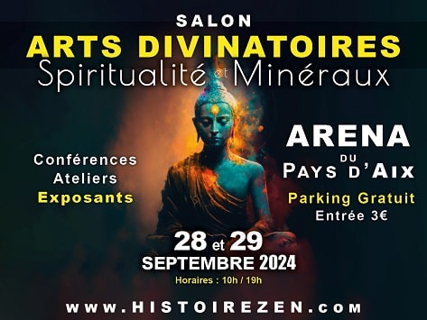 Salon des Arts Divinatoires, de la Spiritualité et des Minéraux à l'Arena d'Aix-en-Provence - 2ème édition