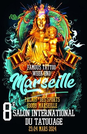 Salon international du tatouage de Marseille , édition mars 2024