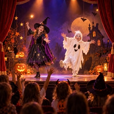 Spectacle pour enfants pour Halloween 2026  - Théâtre Le Flibustier à Aix-en-Provence - A partir de 3 ans, jusqu'à 10 ans