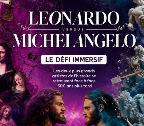 Leonardo versus Michelangelo : le défi immersif – La Défense